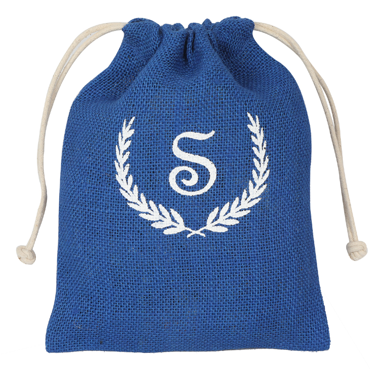 Royal Blue Jute Goodie Bag