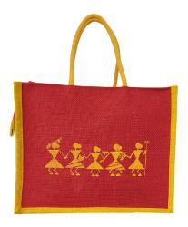 Tribal Printed Jute Bag